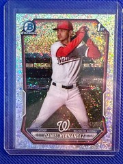2026 BOWMAN CHROME SPECKLE REFRACTOR RC 14/299 DANIEL HERNANDEZ BCP-97