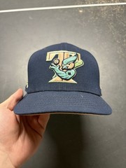 New Era 9Fifty Toronto Blue Jays Fitted Hat 7 1/8 100 Seasons Charter Member 01′