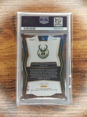 2017 Select Premier Level Light Blue Die-Cut /185 Giannis Antetokounmpo PSA 9