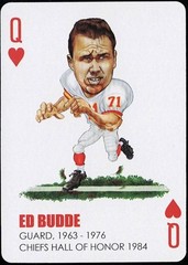 ED BUDDE – Hero Decks ‘ALL-TIME GREATS’ Football Card – KANSAS CITY CHIEFS