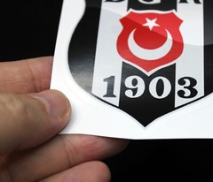 Turkish Super Lig Football Club Besiktas JK Crest Logo Sticker