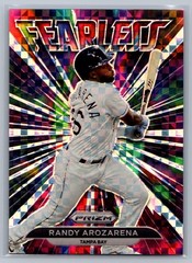 Randy Arozarena 2022 Prizm Fearless Power Plaid /75 #FL-15