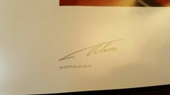 Fernando Alonso Ferrari F1 Poster Australia 2010 New 48cm x 33cm