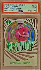 /149 PSA 9 RC Kyler Murray 2019 Illusions Mystique Green Clear Rookie Insert SSP