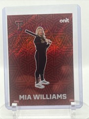 Onit Mia Williams 🔥 Red Shimmer 🧊 Texas Tech Red Raiders 2026