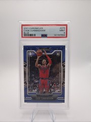 2021-22 Panini Chronicles – Playbook Cade Cunningham #279 Blue /99 (RC)