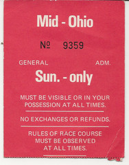Mid-Ohio Sports Car Pass (date is unspecified)