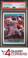 1992 DONRUSS #617 KIRBY PUCKETT TWINS HOF PSA 10
