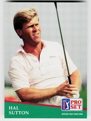 Hal Sutton, 1991 Pro Set PGA Tour, #132, ,