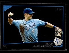 2009 Topps #145 Alex Gordon Black Card Kansas City Royals