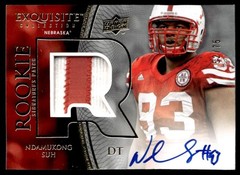 2010 Upper Deck Exquisite Collection Rookie Silver Holofoil Ndamukong Suh Rookie