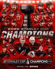 Carolina Hurricanes Stanley Cup Champions Poster Multiple Sz Stanley Cup Champ A