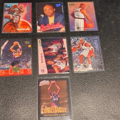 Fleer Charles Barkley Houston Rockets 1996-97 Insert Lot 7 Ultra Inside/Outside