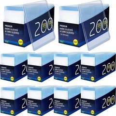 2000 Hard Plastic Card Sleeves, Premium Baseball Card Protectors, 3″x 4″ Trad…