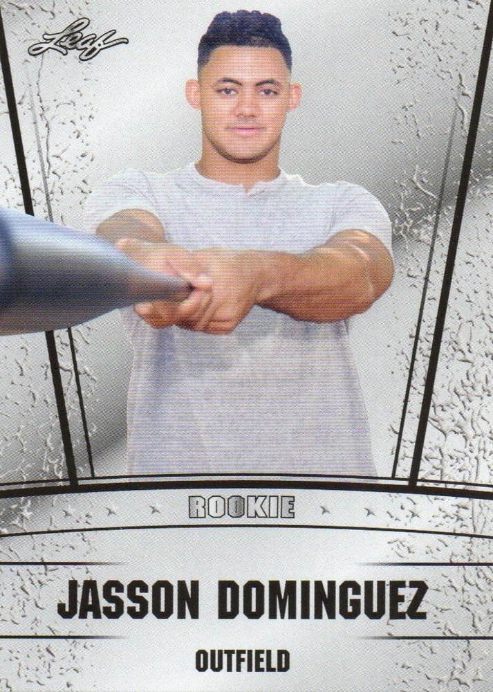 Jasson Dominguez 2019 Leaf Silver Edition Rookie Card RS-27 N.Y. Yankees