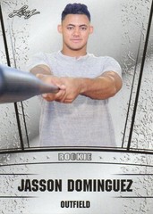 Jasson Dominguez 2019 Leaf Silver Edition Rookie Card RS-27 N.Y. Yankees