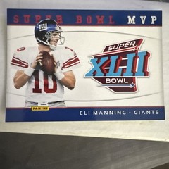 Eli Manning New York Giants Super Bowl XLII Panini MVPEM 2012