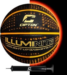 Glow In the Dark Microfiber Leather Official Size Basketball – 29.5 Inch