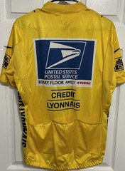 Nike Le Tour de France USPS Cycling Jersey Yellow Men’s XL Vintage Y2K