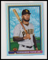 2021 Bowman Fernando Tatis Jr. San Diego Padres 1991 Bowman Baseball refractor