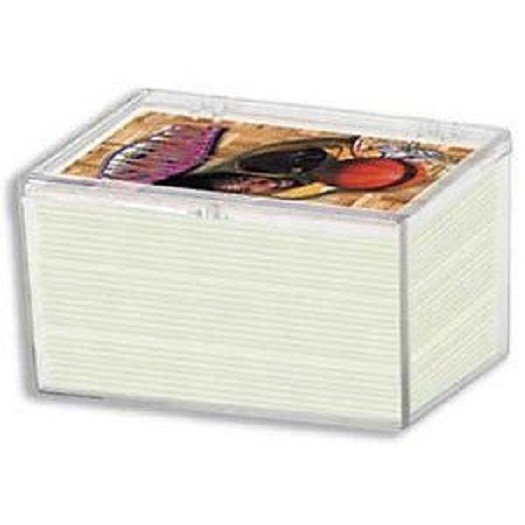 (5 Box Lot) Ultra Pro 100-Card Hinged Plastic Boxes Holders For Trading Cards