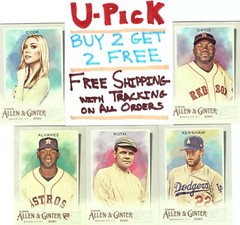 2020 Topps Allen Ginter Base RC Legends 1-295 SHIPS FREE Buy 2 Get 2 FREE (U1/5)