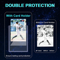 200Ct Card Sleeves Top Loaders for Cards – Toploads for Cards, 3″X4″ Hard Plasti