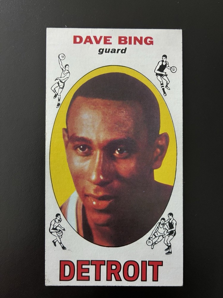 1969-70 Topps # 55 Dave Bing Detroit Pistons Rookie RC