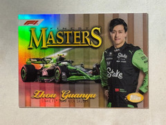 2024 Topps Finest Formula 1 Masters Refractor Zhou Guanyu #MST-7 Stake Kick
