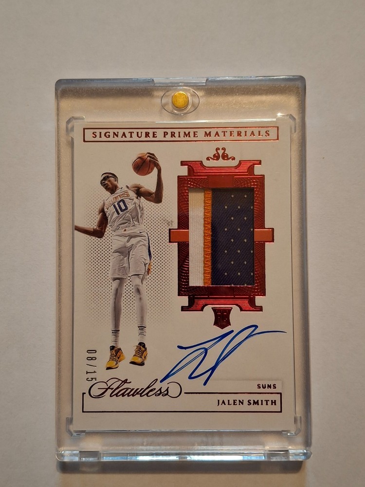 2020-21 Panini Flawless Ruby /15 Jalen Smith #SPM-JAL Rookie Auto RC 🔥 🔥