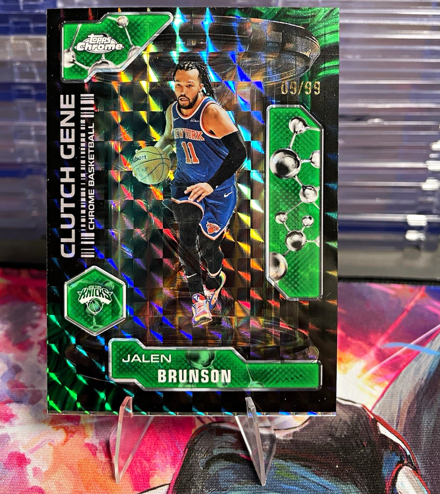 Topps Chrome 2025-26 Jalen Brunson Clutch Gene #CG-12 Knicks NBA /99
