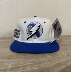 Vintage Sports Specialties Tampa Bay Lightning NHL Script Hat 6 3/4 Center Ice