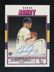 2022 Topps Brooklyn Collection 29/99 Aaron Ashby #AC-AA Rookie Auto RC 0u4x