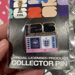 FIFA World Cup 2026 France vs England Gameday Pin Miami July 18 Brand New