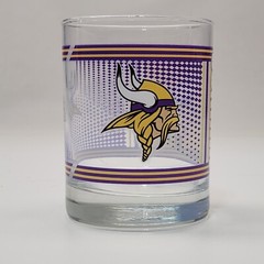 Minnesota Vikings Shot Glass Wine Cup Cocktail Whiskey on Rocks 13oz NFL Merch