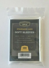 100 Cardboard Gold Standard Card Soft Sleeves – (1 Pack of 100)