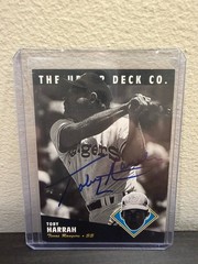 Toby Harrah 1994 Upper Deck All Time Heroes AUTO # 143 Texas Rangers