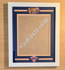 NEW YORK KNICKS Frame Kit 8×10 Photo Double Mat VERTICAL NBA FINALS
