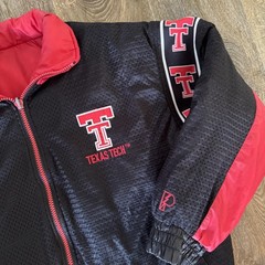 Vintage Texas Tech Red Raiders Jacket Mens XL Reversible NCAA Pro Player 90s