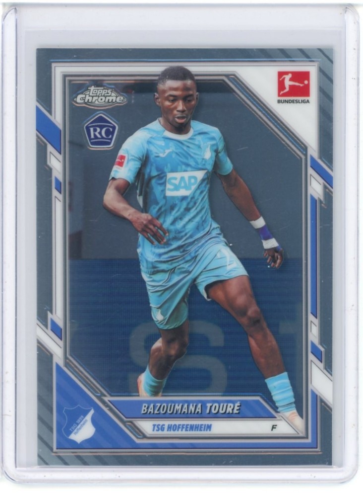 2025-26 TOPPS CHROME BUNDESLIGA BASE ROOKIE BAZOUMANA TOURE #47