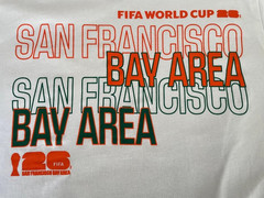 2026 FIFA World Cup Mundial San Francisco Bay Area Cotton Shirt Size XL Licensed