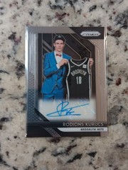 Rodions Kurucs 2018-19 Panini Prizm Rookie Signatures #RS-RKU Auto Brooklyn Nets