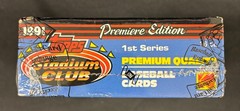1991 Topps Stadium Club Series One Baseball Box BBCE Wrapped/Sealed