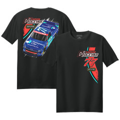 Men’s Spire Motorsports Black Carson Hocevar #77 Delaware Life T-Shirt