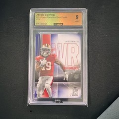 2024 Topps Signature Class Jacob Cowing Purple #176/100 MBA 9 49ers