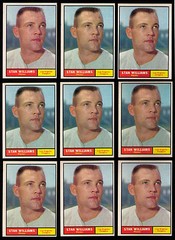 (9) NINE COUNT 1961 Topps #190 Stan Williams L.A. Dodgers Great for Show/Family