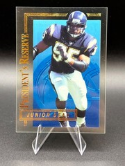 1996 Collector’s Edge President’s Reserve – Promos Junior Seau #1- Chargers NG1
