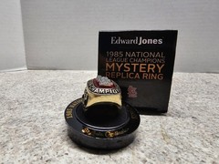 John Tudor St Louis Cardinals MLB 1985 NL Champs Replica Ring NIB