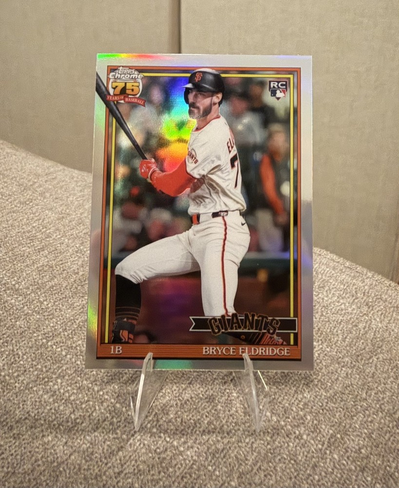 2026 Topps Chrome – RC Bryce Eldridge Giants ⭐️ ROOKIE 91CB-30 Refractor