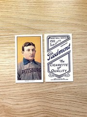 Honus Wagner Piedmont #150 Cigarette Card 1995 T206 Reprint Mint Condition
